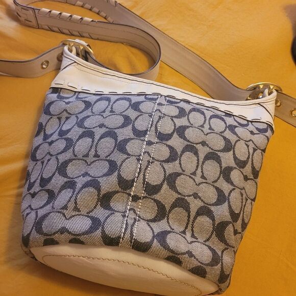 COACH BLEEKER MONOGRAM BUCKET BAG